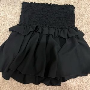 C COLLECTION LARGE BLACK SKIRT